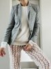 Marynarka Blazer Krata Zara Grey